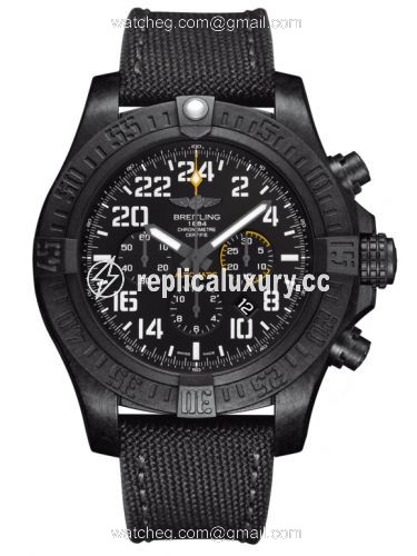 Breitling Avenger Hurricane 24H Breitlight / Volcano Black / Military / Pin XB1210E41B1W1