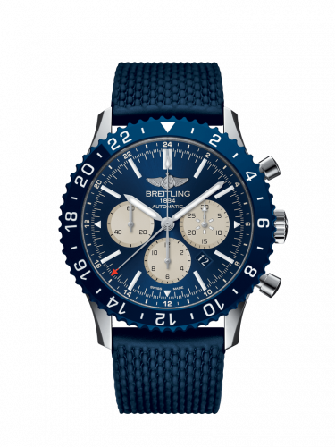 Breitling Chronoliner B04 Stainless Steel / Blue / Rubber YB04601A.A969.277S
